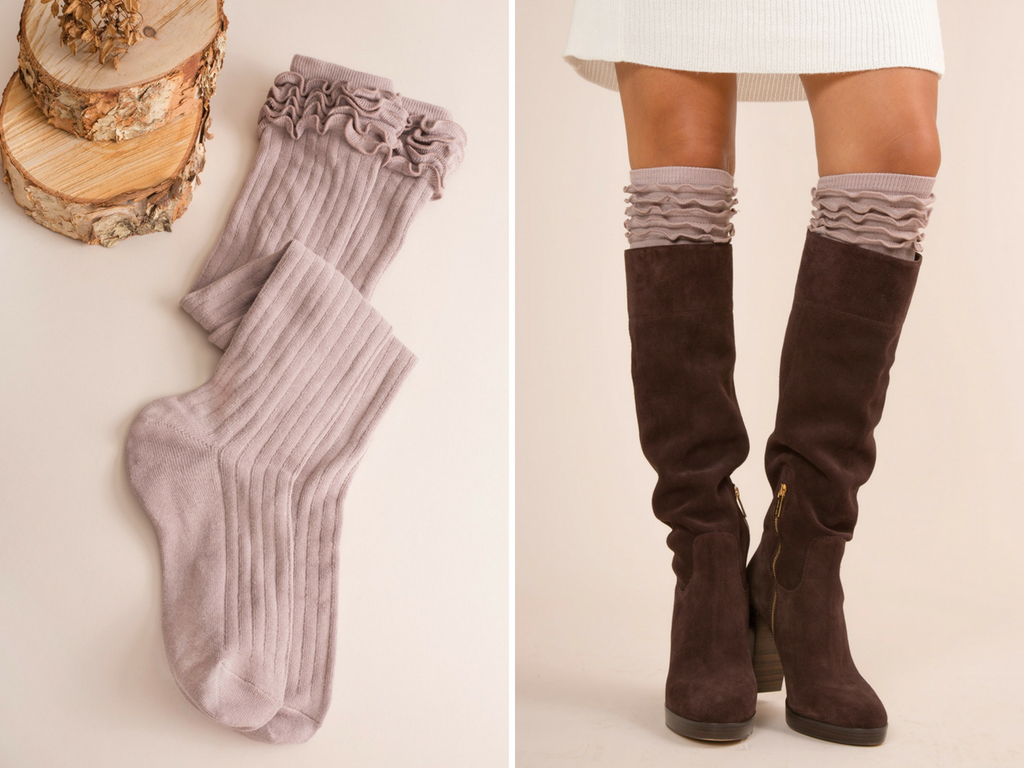 simply noelle boot socks