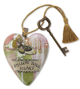 Art Heart Ornaments