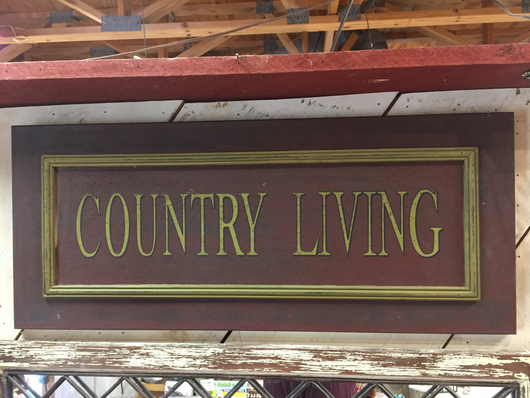 Country Living Sign