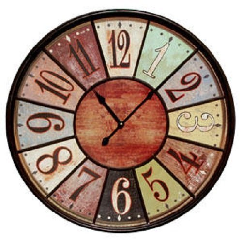 Oversized Colorful Clock