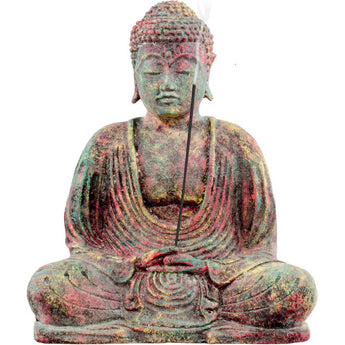 Volcanic Statue Buddha Incense Holder