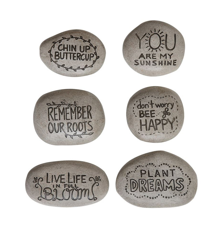 Large Inspirational Carved Stones