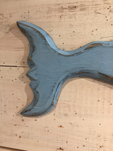 Blue Whale Hand Carved Wood