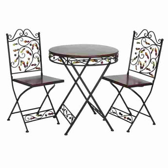 Bistro Table and Chairs Set Outdoor