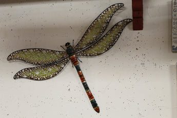 Whimsical Metal Dragonfly
