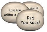 Decorative White Rocks with Messages