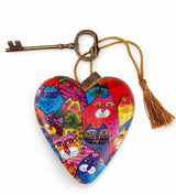 Art Heart Ornaments