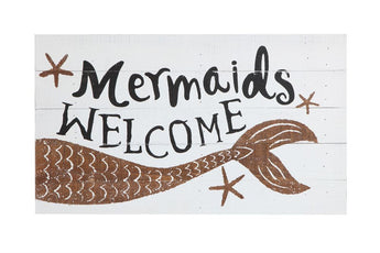 Welcome Mermaids Sign