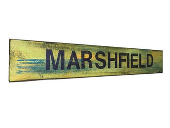Rustic Marshfield Sign